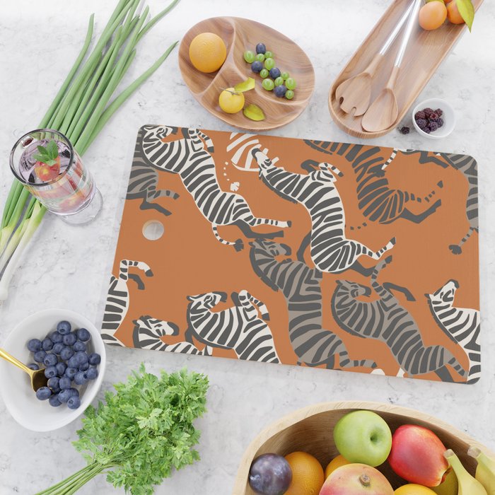 Zebra Race Cutting Board Gallery Image 2