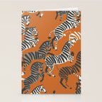 Zebra Race Stationery Card Gallery Image 2