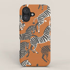 Zebra Race iPhone Case Gallery Image 1