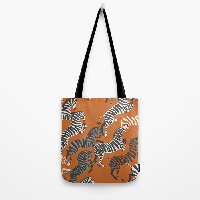 Zebra Race Tote Bag Gallery Image 2