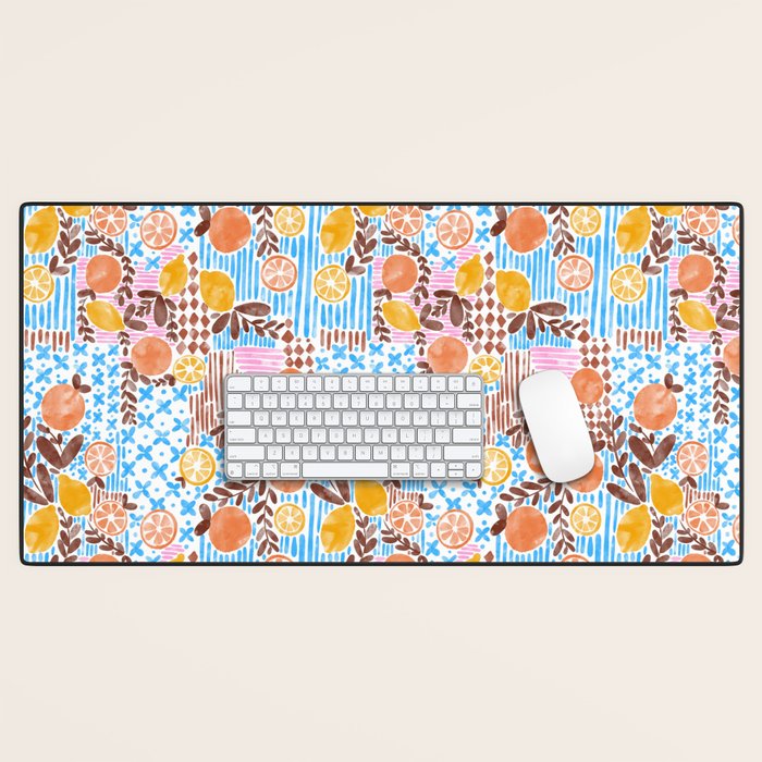 Citrus Fusion Extravaganza Desk Mat Gallery Image 1