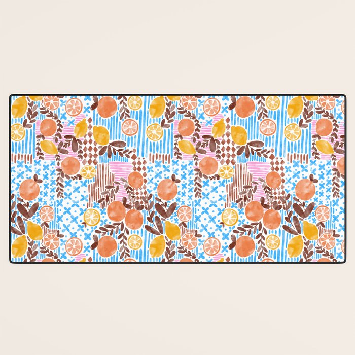 Citrus Fusion Extravaganza Desk Mat Gallery Image 3