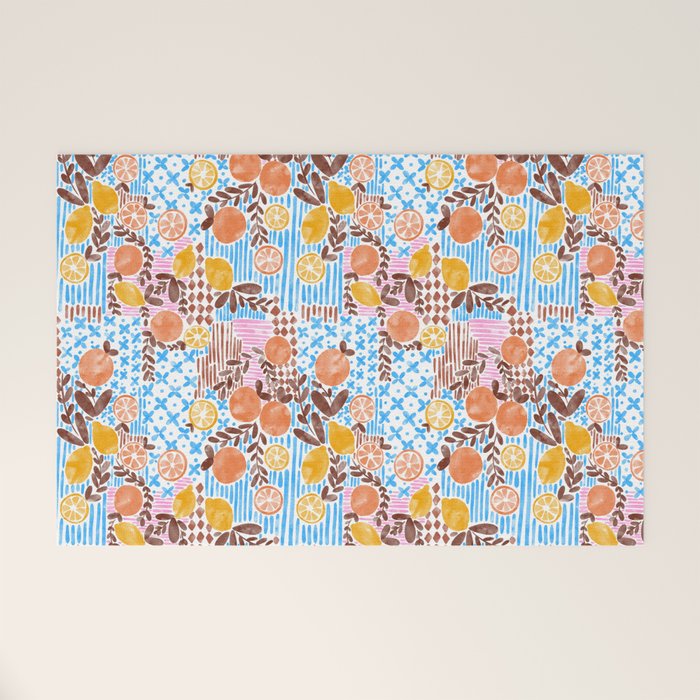Citrus Fusion Extravaganza Welcome Mat Gallery Image 1