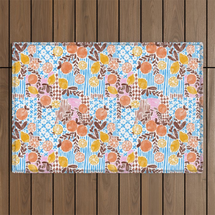 Citrus Fusion Extravaganza Outdoor Rug Gallery Image 1