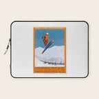 1927 Chamonix - Mont Blanc France Ski Championship Poster Laptop Sleeve Gallery Image 1