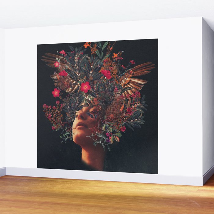 Kissing Rosa Wall Mural Gallery Image 2