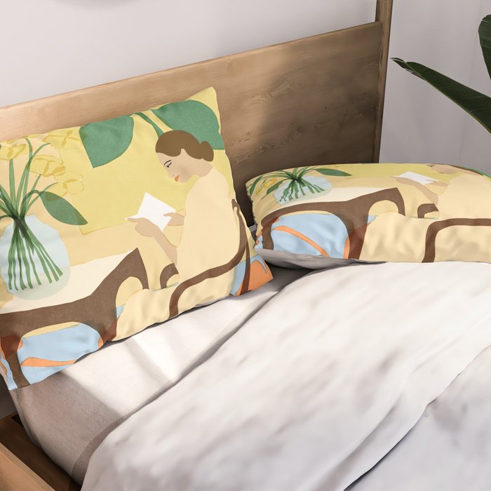 Flowers in our house Pillow Sham Gallery Image 2