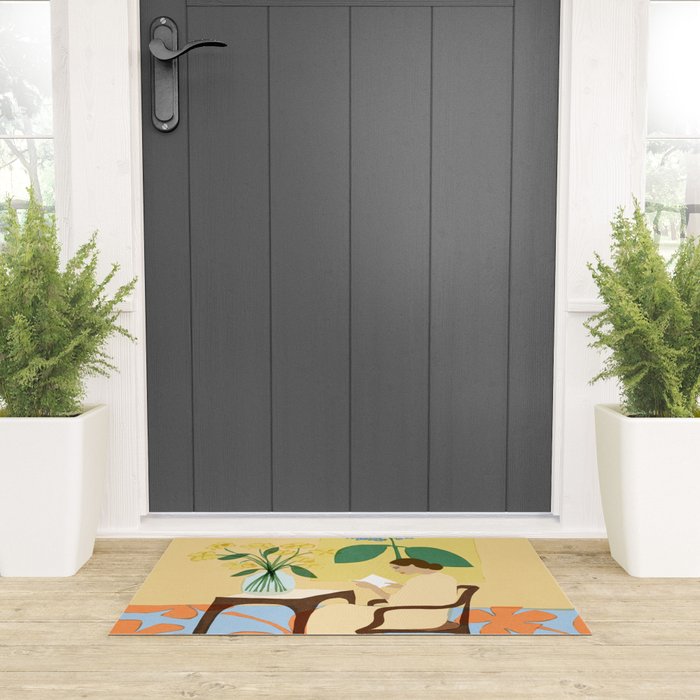 Flowers in our house Welcome Mat Gallery Image 3