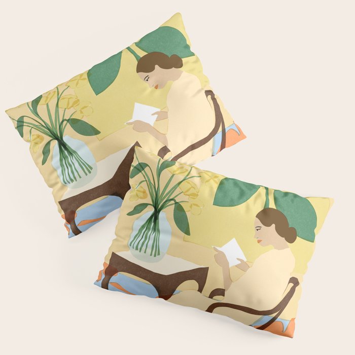 Flowers in our house Pillow Sham Gallery Image 1