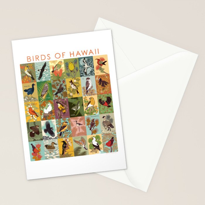 Birds of Hawaii Stationery Card Gallery Image 2