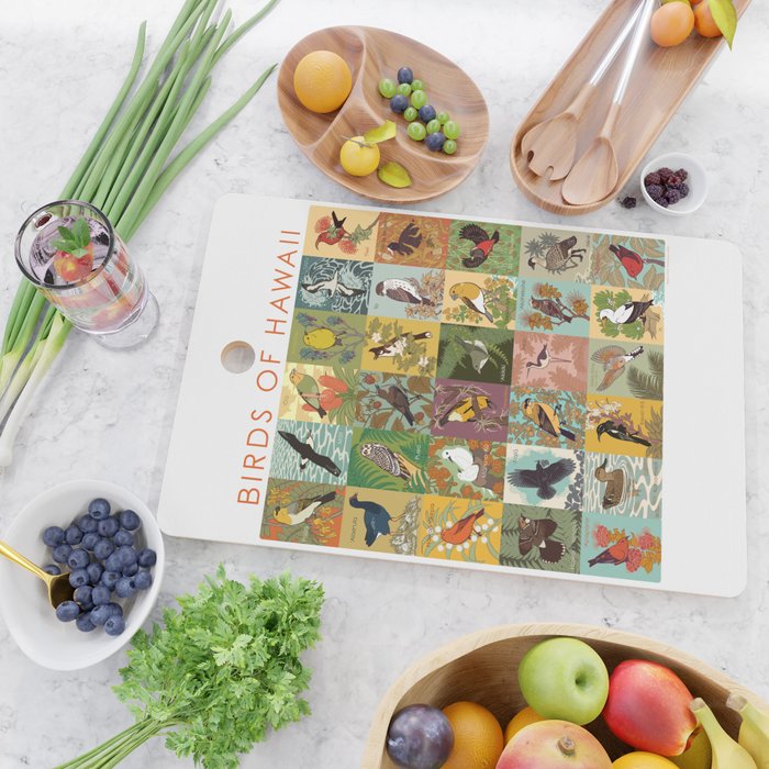 Birds of Hawaii Cutting Board Gallery Image 2