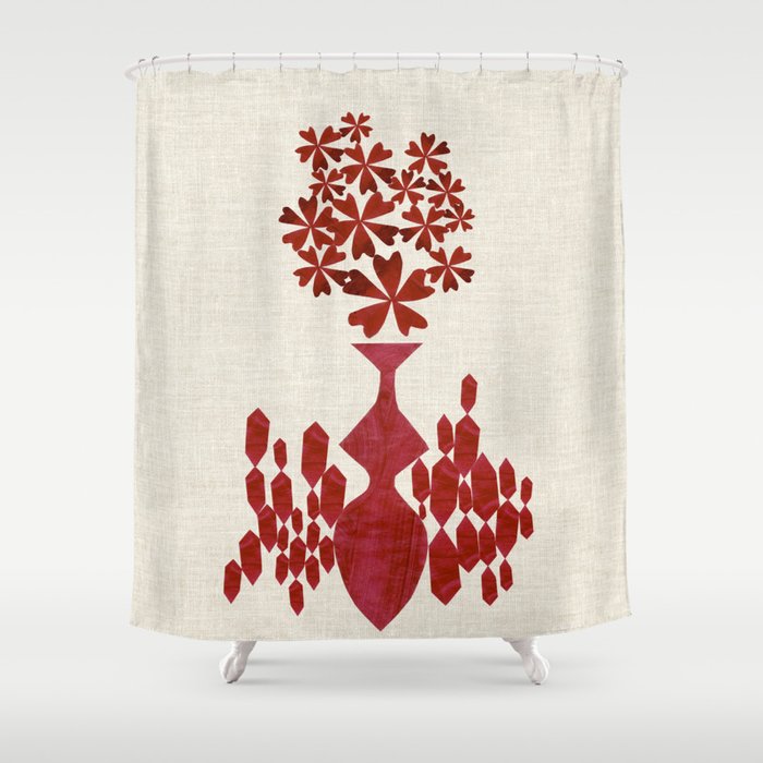 Diamond Blossom Shower Curtain Gallery Image 1