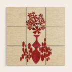 Diamond Blossom Wood Wall Art Gallery Image 1