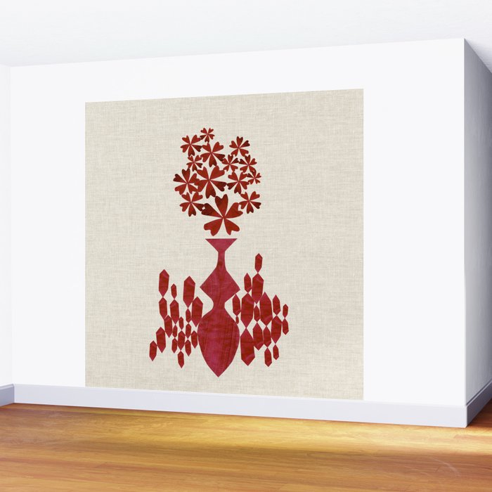 Diamond Blossom Wall Mural Gallery Image 2