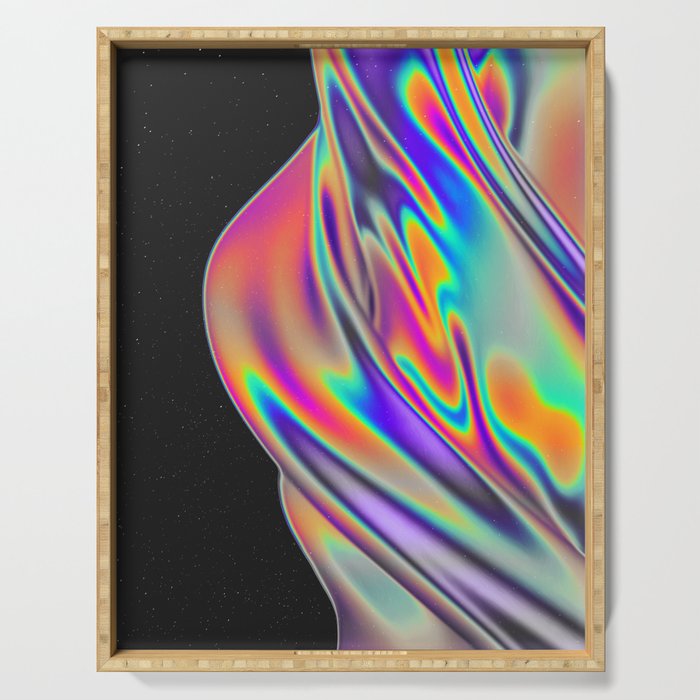 NOSTALGIA OF THE UNKNOWN Serving Tray Gallery Image 1