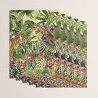 Vintage Tropical Eden on Yellow Wrapping Paper Gallery Image 3