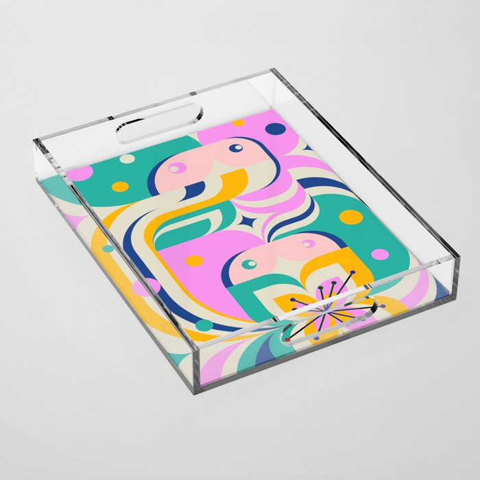 Flower Girls Acrylic Tray Gallery Image 1