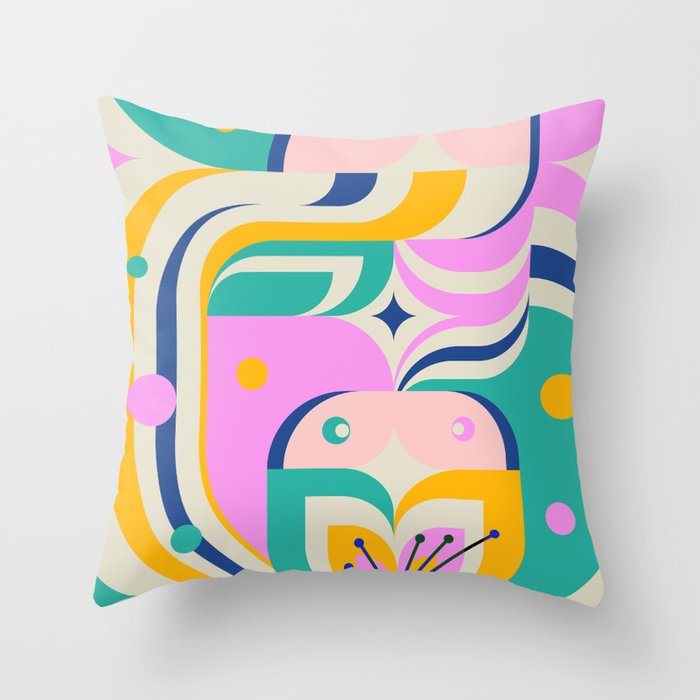 Flower Girls Throw Pillow Gallery Image 6