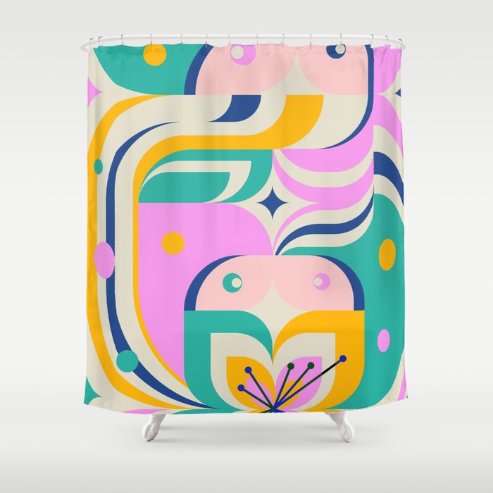 Flower Girls Shower Curtain Gallery Image 1