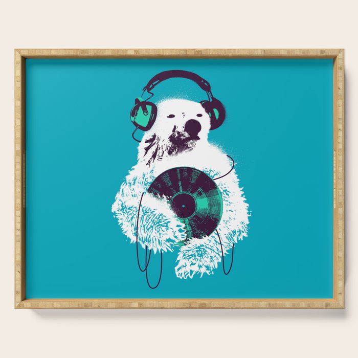Record Bear Serving Tray Gallery Image 1