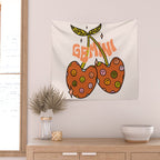 Gemini Cherries Wall Tapestry Gallery Image 2