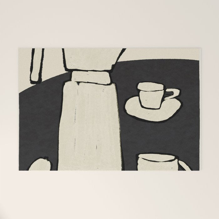 Coffee Time 2 Welcome Mat Gallery Image 1