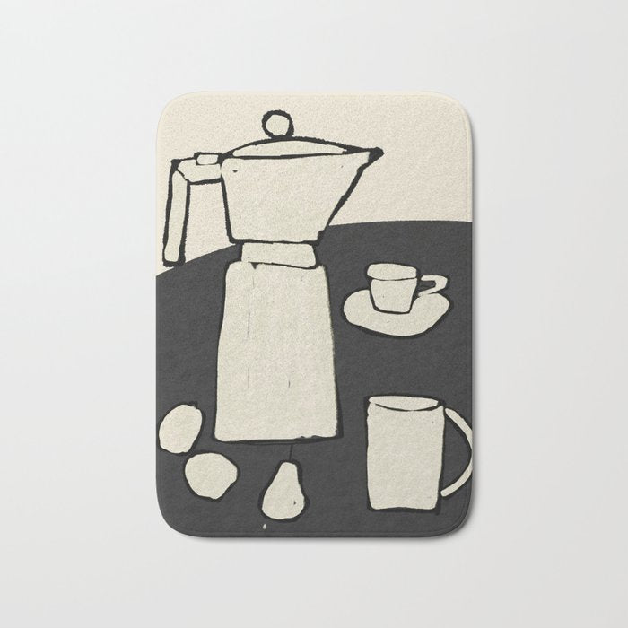 Coffee Time 2 Bath Mat Gallery Image 1