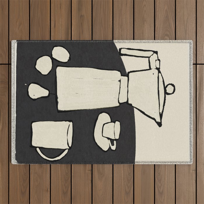 Coffee Time 2 Outdoor Rug Gallery Image 1