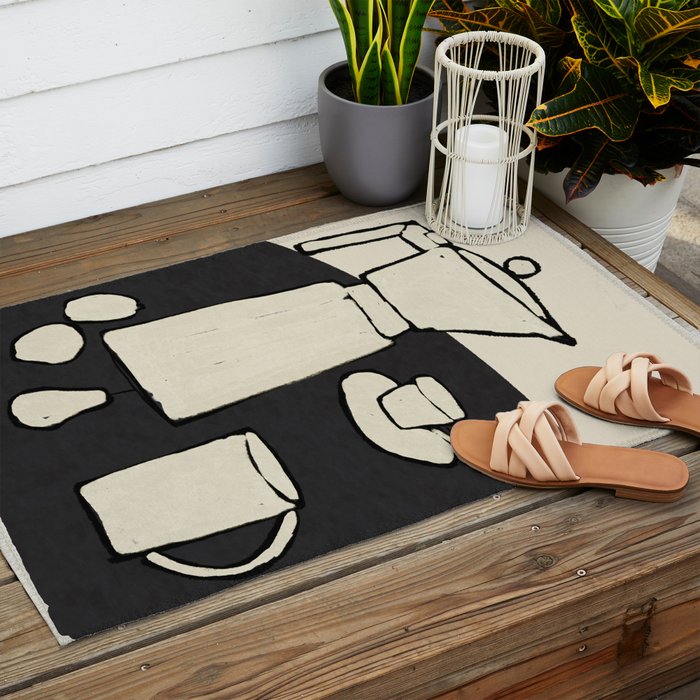 Coffee Time 2 Outdoor Rug Gallery Image 2