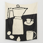 Coffee Time 2 Wall Tapestry Gallery Image 4