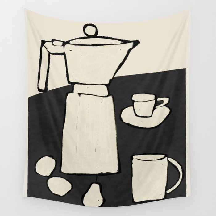 Coffee Time 2 Wall Tapestry Gallery Image 4