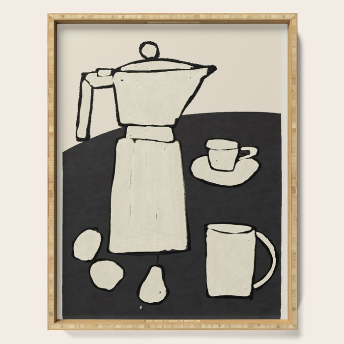 Coffee Time 2 Serving Tray Gallery Image 1
