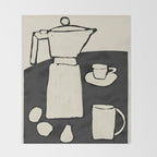 Coffee Time 2 Throw Blanket Gallery Image 2