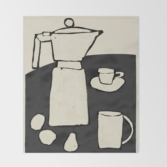 Coffee Time 2 Throw Blanket Gallery Image 2