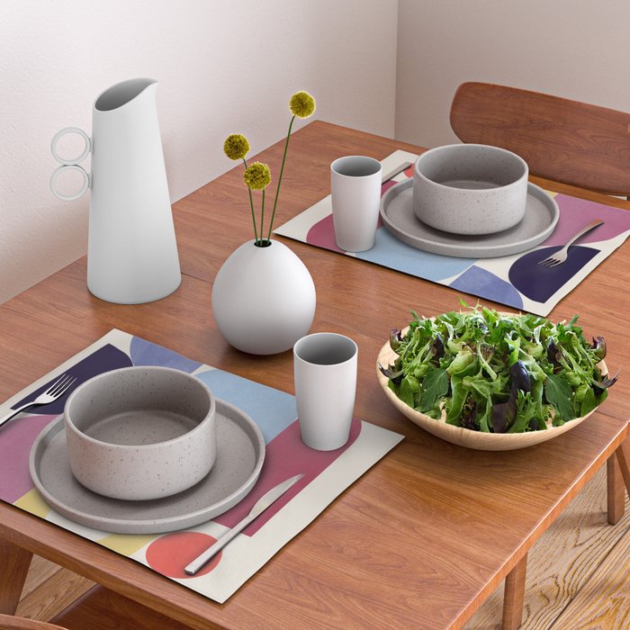 Abstract Shapes 55 Placemat Gallery Image 2