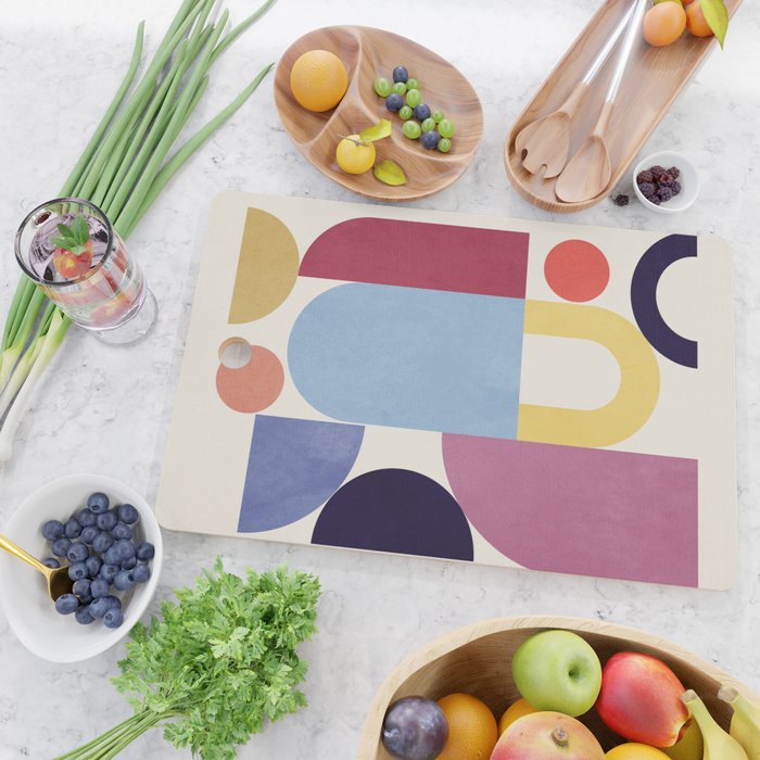 Abstract Shapes 55 Cutting Board Gallery Image 2
