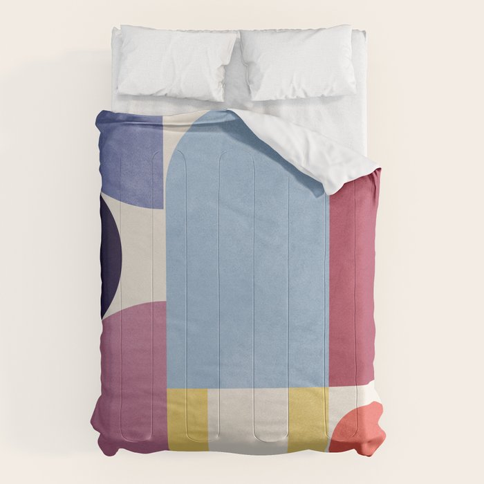 Abstract Shapes 55 Comforter Gallery Image 6