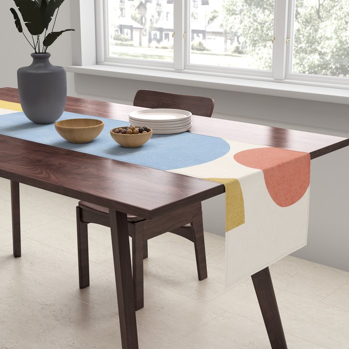 Abstract Shapes 55 Table Runner Gallery Image 2