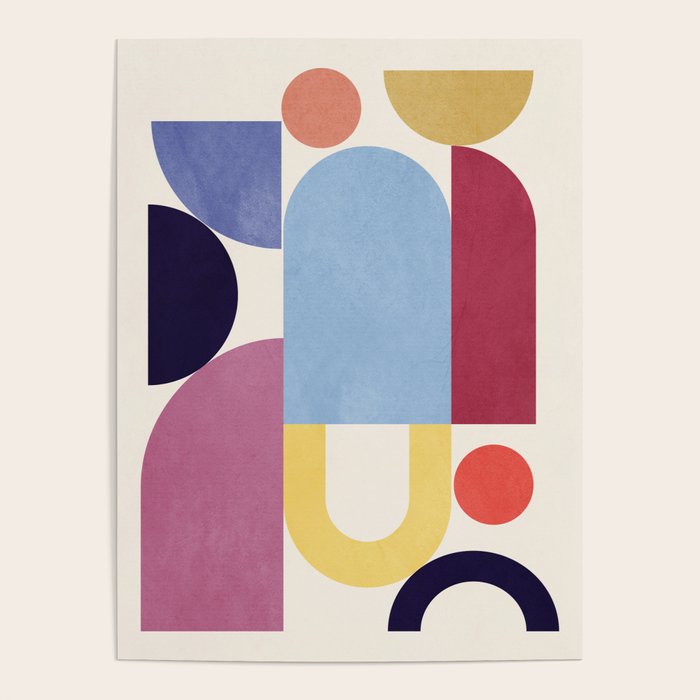 Abstract Shapes 55 Poster Gallery Image 4