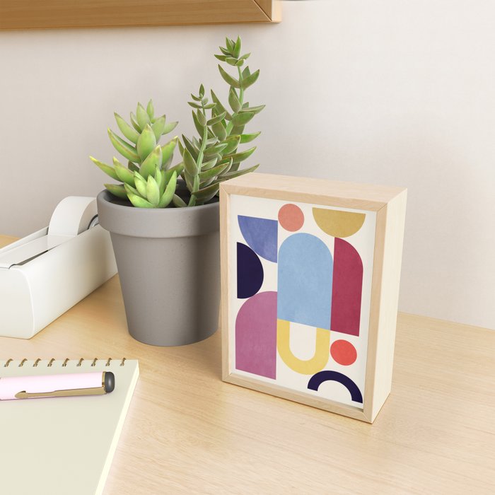 Abstract Shapes 55 Mini Art Print Gallery Image 2
