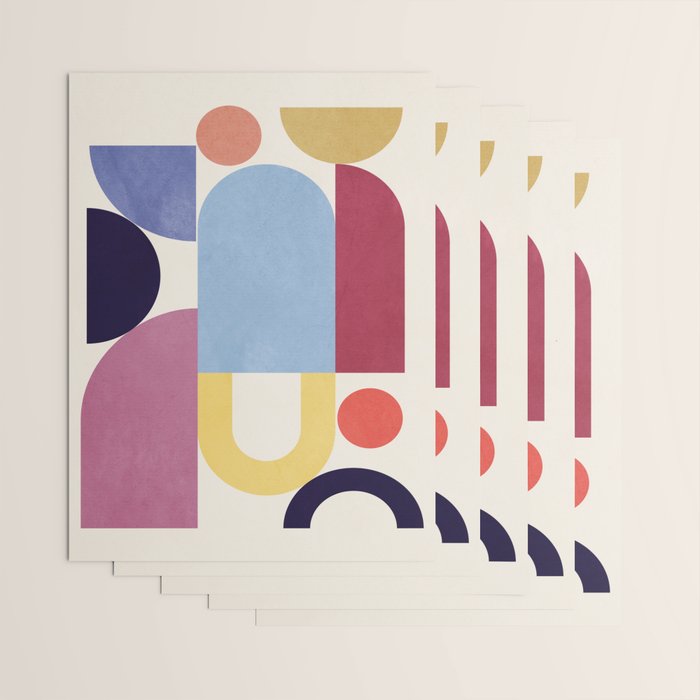 Abstract Shapes 55 Wrapping Paper Gallery Image 3