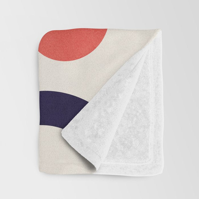 Abstract Shapes 55 Throw Blanket Gallery Image 3
