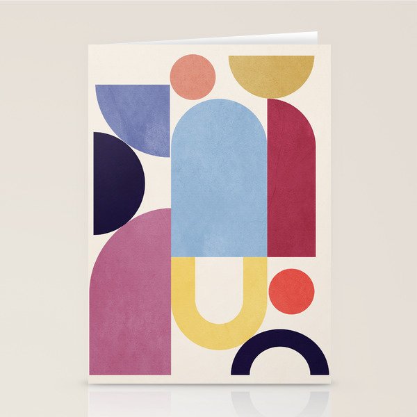 Abstract Shapes 55 Stationery Card Gallery Image 2