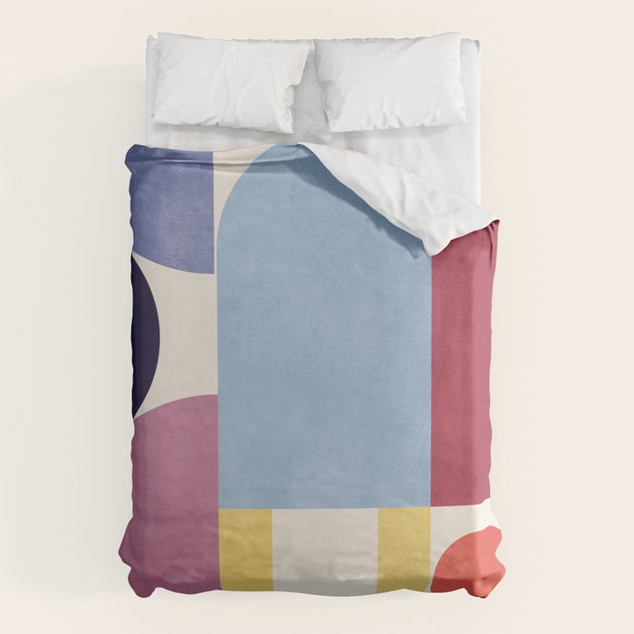 Abstract Shapes 55 Duvet Cover Gallery Image 6