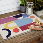 Abstract Shapes 55 Outdoor Rug Gallery Image 2