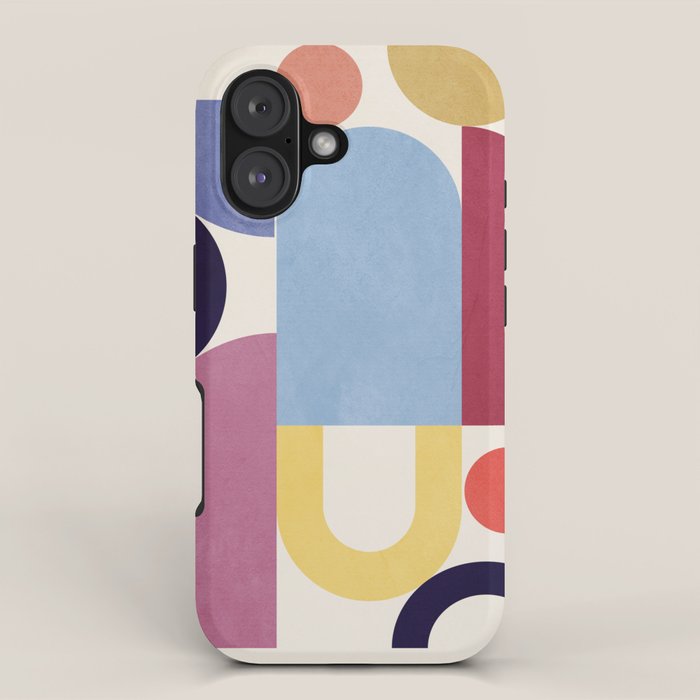 Abstract Shapes 55 iPhone Case Gallery Image 1