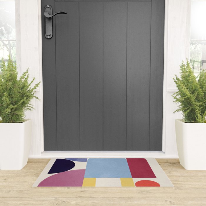 Abstract Shapes 55 Welcome Mat Gallery Image 3