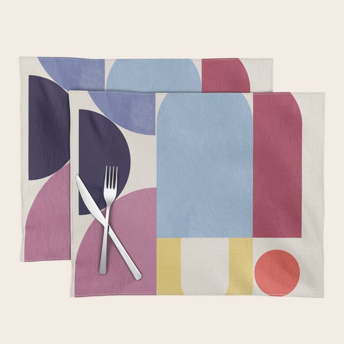 Abstract Shapes 55 Placemat Gallery Image 1