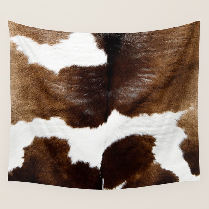 Brown Cowhide Wall Tapestry Gallery Image 4