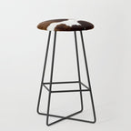 Brown Cowhide Stool Gallery Image 1